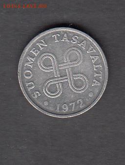 Финляндия 1972 1 пенни до 13 08 - 269а