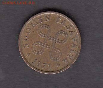 Финляндия 1971 5 пенни с рубля до 18 08 - 172а
