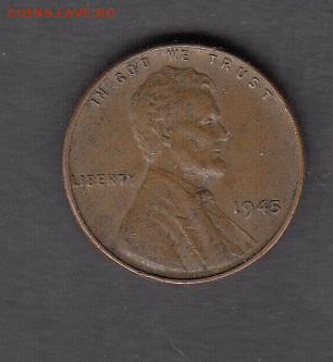 США 1945 1 цент до 10 09 - 86