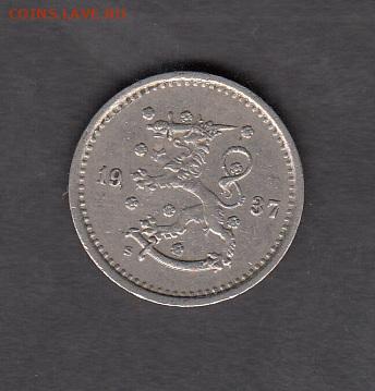 Финляндия 1937 50 пенни до 11 09 - 134а