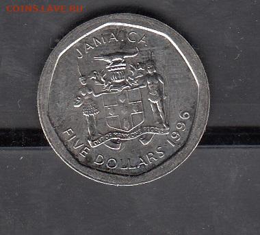 Ямайка 1996 5  $ без оборота до 28 09 - 7а