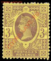 Для сравнения - Юбилейная серия 3 пенса 1887 года