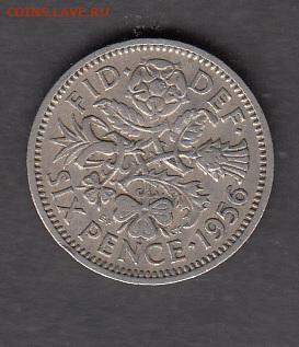 Великобритания 1956 6 пенсов до 29 09 - 15