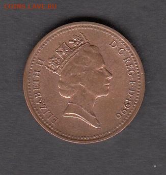 Великобритания 1996 1 пенни до 14 10 - 78