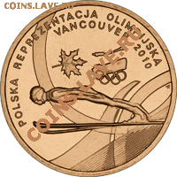 Олимпиада в Ванкувере (Польша); до 24.07.11, 21мск - 2010_02___polska_reprezentacja_olimpijska_Vancouver_2zl_rewers