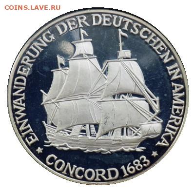 Монеты с Корабликами - Concord1683.JPG