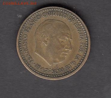Испания 1947 1 песета  до 17 11 - 301а