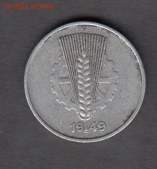 Германия 1949 10 пфеннигов  до 19 11 - 4