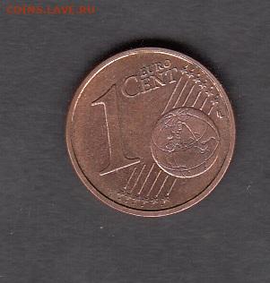 Италия 2002 1 цент до 23 11 - 83а