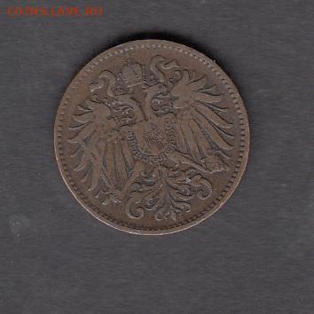 Австрийская империя 1894 2 геллера до 26 11 - 146а