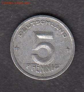 Германия 1949 5 пфеннигов до 26 11 - 170