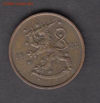 Финляндия 1937 10 пенни до 11 12 - 15а