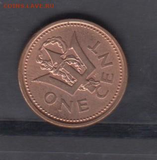 Барбадос 2004 1 цент в блеске до 19 12 - 378а