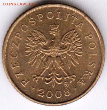 Польша 1 грош 2008 г. до 24.00 11.01.20 г. - 014