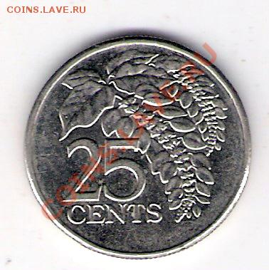 25 центов Тринидад и Тобаго 2004, до 19.08.2011 22-00 мск. - сканирование0050
