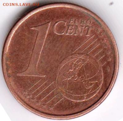 Испания 1 евроцент 2017 г. до 24.00 28.03. 20 г. - 054