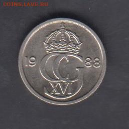 Швеция 1988 10 эре без оборота до 01 04 - 175а