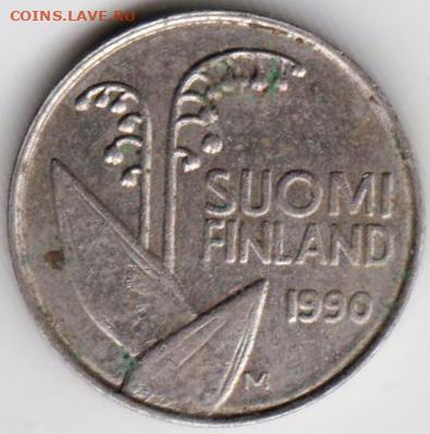Финляндия 10 пенни 1990 г. до 24.00 07.04. 20 г. - 029