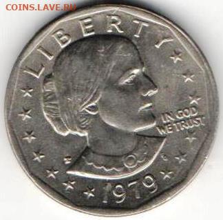 1 доллар США 1979 Энтони Сьюзен - 1 дол1979а