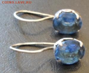 Серьги с камнем проба 875 - Серьги (1)