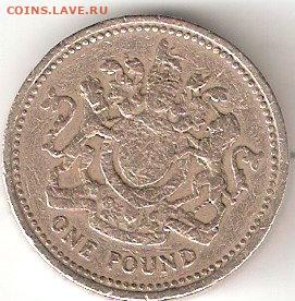 Великобритания: 1 Фунт(One Pound) - 1983 - BRITISH-One Pound 1983 a