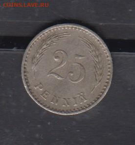 Финляндия 1921 25 пенни до 17 08 - 22а