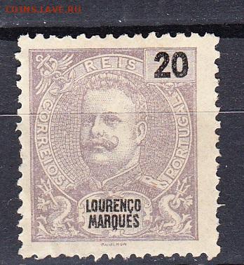 Колонии Порт.Мозамбик 1898  1м надпечатка 20 до 10 09 - 194