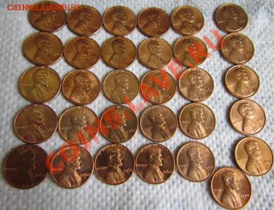 США. Центы.31шт. 1956-1971г. Блеск. 400р с пересылом. - 1.JPG