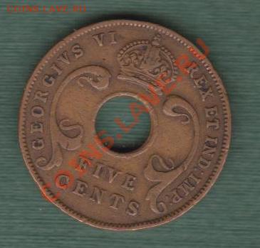 Британская Восточная Африка, 5 Центов 1942 (25.09) - e16