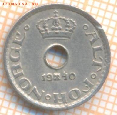 Норвегия 10 эре 1940 г., до 09.11.2020 г. 22.00 по Москве - Норвегия 10 эре 1940 2185а