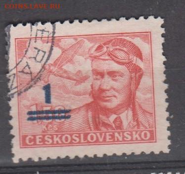 Чехословакия 1949 1 м надпечатка 1кр до 15 11 - 578