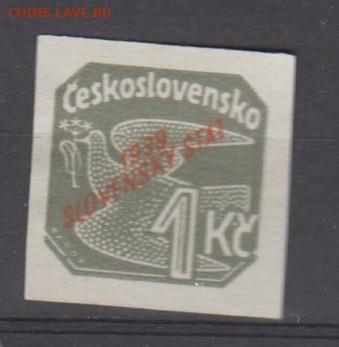 Словакия 1939 1м * 1кр  надпечатка до 16 11 - 594