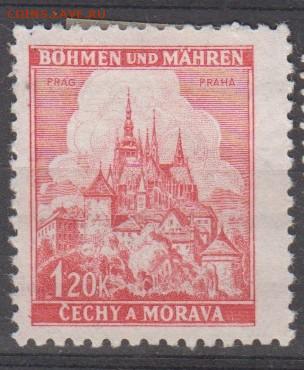Богемия и Моравия 1939 1м замки 1,2кр до 17 11 - 610