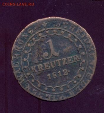 Австрия, 1 крейцер 1812 с 1 р. до 22.00 мск 2.12.20 - сканирование0009
