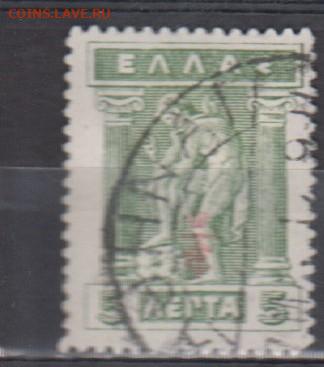 Греция 1916 1м 5лепт надпечатка до 07 12 - 189