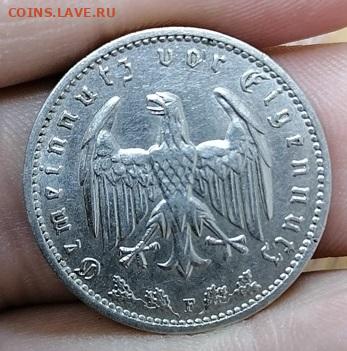 1 рейхсмарка 1939 F оценка - 3