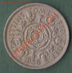 Великобритания, 2 Шиллинга 1956 (04.10) - sh10