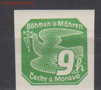 Богемия и Моравия 1939 1м**9г до 31 01 - 38