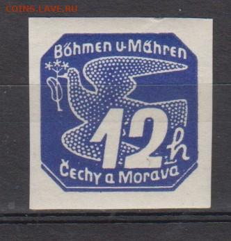 Богемия и Моравия 1939 1м** 12г до 31 01 - 39