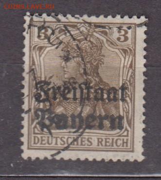 Бавария 1919 1м 3 надпечатка до 16 02 - 80