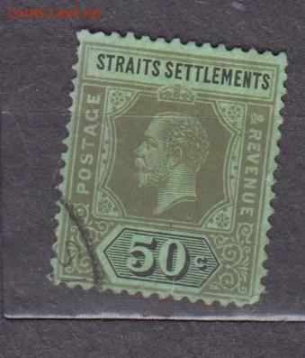 Колонии straits settlements 1912 50ц 1м до 19 02 - 457