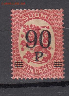 Финляндия 1921 1м надпечатка 90 до 23 02 - 223