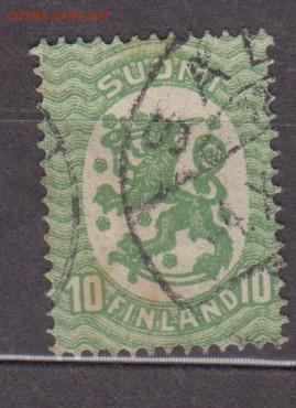 Финляндия 1917 1м 10п (зеленая)до 24 02 - 39