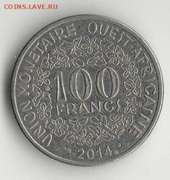 западная африка 100 франков 2014 - cefa_100-14-2