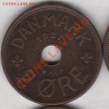 Дания 2 эре 1927 HCN до 15.10.2011 21-00 - Дания 2 эре 1927 HCN а