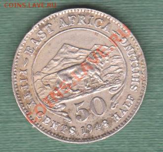 Британская Вост. Африка Пол Шиллинга 1948 (16.10) - 18