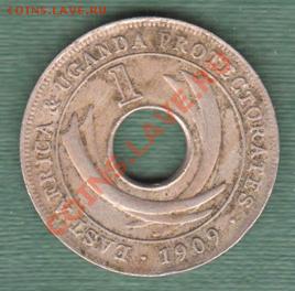 Британская Вост. Африка и Уганда 1 Цент 1907 (16.10) - 19