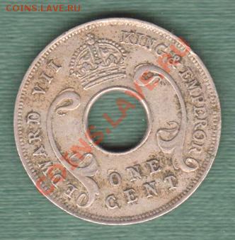 Британская Вост. Африка и Уганда 1 Цент 1907 (16.10) - 20