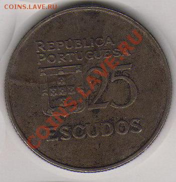 Португалия 25 эскудо 1981 до 15.10.2011 21-00 - Португалия а
