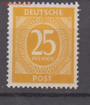 Германия Англо-Американская ,Советская зона 1946 1м**25пф - 120